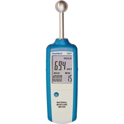 PeakTech P 5201 Nedvességmérő - Ellenállás építőanyagokhoz PeakTech P 5201 Nedvességmérő - Ellenállás építőanyagokhoz