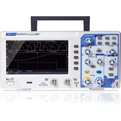 Peaktech 1337 Digital-Oszilloskop - 100 MHz, 2 Kanäle Peaktech 1337 Digital-Oszilloskop - 100 MHz, 2 Kanäle