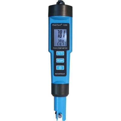 PeakTech P 5306 pH meter - Measures pH, EC, Temperature PeakTech P 5306 pH meter - Measures pH, EC, Temperature