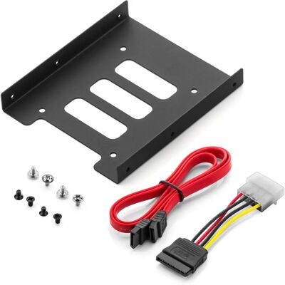 DeleyCON Suporte universal para HDD vermelho - Peça de computador DeleyCON Suporte universal para HDD vermelho - Peça de computador