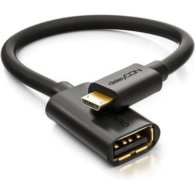 deleyCON - MK738 - USB 2.0 - USB-A Micro-USB B - Cabo deleyCON - MK738 - USB 2.0 - USB-A Micro-USB B - Cabo