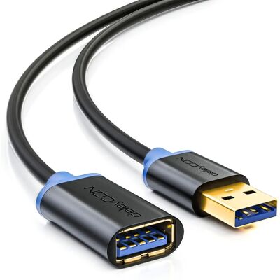 deleyCON - MK750 - 3 m - USB-A - cabo USB deleyCON - MK750 - 3 m - USB-A - cabo USB