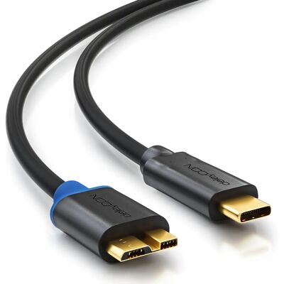 deleyCON - MK1071 - Preto - 3 m - Cabo USB deleyCON - MK1071 - Preto - 3 m - Cabo USB