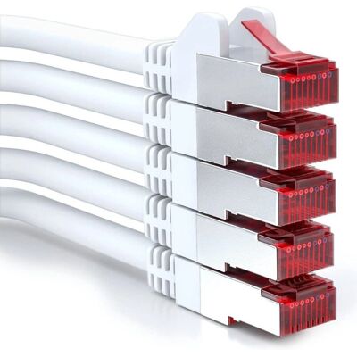 deleyCON MK2001 Cat6 S/FTP 0.25 m Blindado - Cabo de rede deleyCON MK2001 Cat6 S/FTP 0.25 m Blindado - Cabo de rede