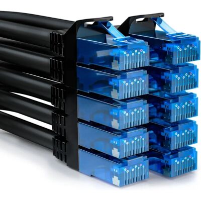 deleyCON - MK2245 - Preto - 0,25m - networking cable deleyCON - MK2245 - Preto - 0,25m - networking cable