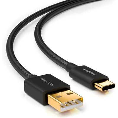 DELEYCON - MK2365 - USB 2.0 - USB-C - Cabo DELEYCON - MK2365 - USB 2.0 - USB-C - Cabo