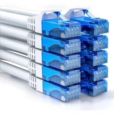deleyCON - MK2887 - Branco - 1 m - Cabo Ethernet deleyCON - MK2887 - Branco - 1 m - Cabo Ethernet