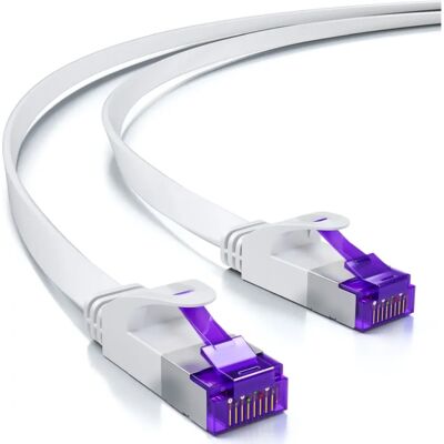 deleyCON - MK2914 - Branco - 0.5m - Cabo de rede deleyCON - MK2914 - Branco - 0.5m - Cabo de rede