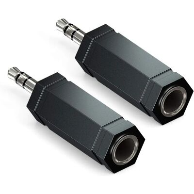deleyCON - 1786 - 3.5mm - 6.3mm - Adaptador jack de áudio deleyCON - 1786 - 3.5mm - 6.3mm - Adaptador jack de áudio