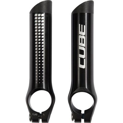 Cube Zwart ONE Handvatuiteinden - Handlebar Ends Cube Zwart ONE Handvatuiteinden - Handlebar Ends