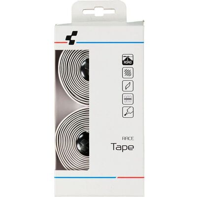 Nastro Manubrio Cube Race - Microfibra, Bianco, Superficie Sicura Nastro Manubrio Cube Race - Microfibra, Bianco, Superficie Sicura