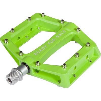 Pédales plates dorées Rfr - Flat Bike Pedals - Publicité Pédales plates dorées Rfr - Flat Bike Pedals - Publicité