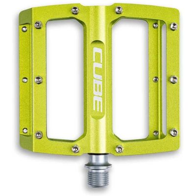 Pedali Cube All Mountain - Verde - Flat ad alte prestazioni Pedali Cube All Mountain - Verde - Flat ad alte prestazioni