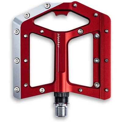 Cube Slasher Pedals - Rosso - Design di pedale piatto leggero Cube Slasher Pedals - Rosso - Design di pedale piatto leggero