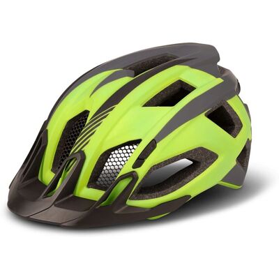 Casco Cube Quest Verde - In Mold, 15 prese d'aria, Visiera rimovibile - Casco Casco Cube Quest Verde - In Mold, 15 prese d'aria, Visiera rimovibile - Casco