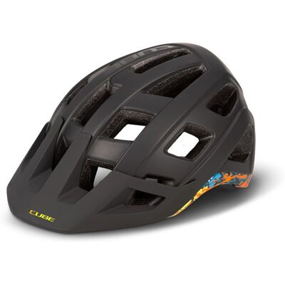 Cube Badger Schwarz MTB Helm - Belüftet, Verstellbar Cube Badger Schwarz MTB Helm - Belüftet, Verstellbar