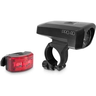 Set luci bici Cube PRO 40 - Impermeabile, 40 Lux Set luci bici Cube PRO 40 - Impermeabile, 40 Lux