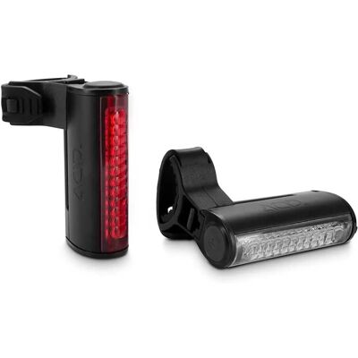 Luci bicicletta Acid Hpa Silver - 120/30 Lumen Luci bicicletta Acid Hpa Silver - 120/30 Lumen