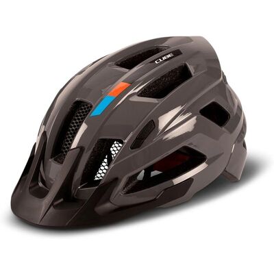 Casco MTB Cube Steep X Actionteam - Grigio, Taglia S Casco MTB Cube Steep X Actionteam - Grigio, Taglia S