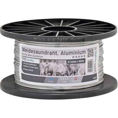 VOSS.farming - Aluminium-Draht - 1,6 mm - 400 m - Wire - Publicité VOSS.farming - Aluminium-Draht - 1,6 mm - 400 m - Wire - Publicité