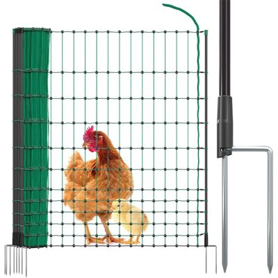 VOSS.farming Clôture de Ferme - 112cm, 25m, Vert - Filet pour volailles - Publicité VOSS.farming Clôture de Ferme - 112cm, 25m, Vert - Filet pour volailles - Publicité