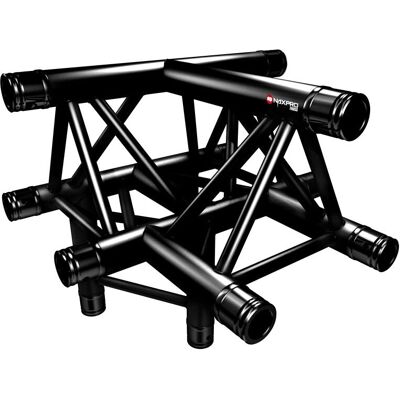 Système de poutrelles Naxpro FD 33 90° 4 Voies - Noir - Certifié TÜV - Publicité Système de poutrelles Naxpro FD 33 90° 4 Voies - Noir - Certifié TÜV - Publicité