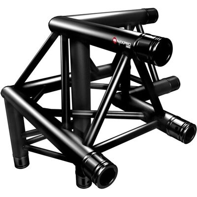 Naxpro Schwarz 90° Traversen-System - Hohe Belastbarkeit - Messe geeignet Naxpro Schwarz 90° Traversen-System - Hohe Belastbarkeit - Messe geeignet