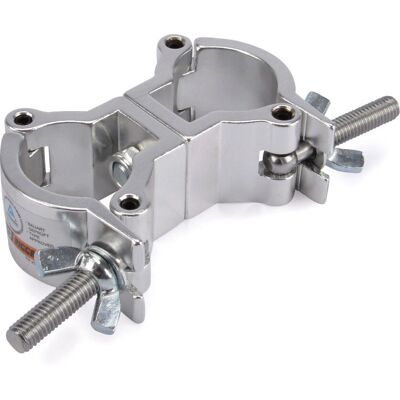 Riggatec Silber Doppelschelle - 32-35mm - Aluminium - Max 50kg - Zubehör Riggatec Silber Doppelschelle - 32-35mm - Aluminium - Max 50kg - Zubehör