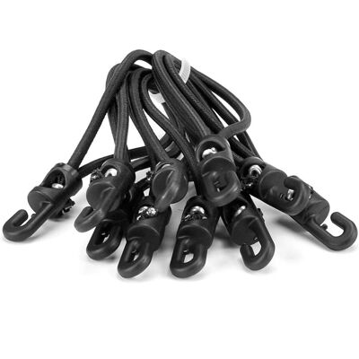 Riggatec Spannfix 4mm Schwarz - Gummiseile - Befestigungslösung Riggatec Spannfix 4mm Schwarz - Gummiseile - Befestigungslösung
