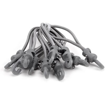 Riggatec Spannfix 4mm Gris Argenté 13cm - Cordon en caoutchouc - Publicité Riggatec Spannfix 4mm Gris Argenté 13cm - Cordon en caoutchouc - Publicité