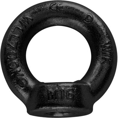 Riggatec M10 Boucle d'Œil Forgée - DIN 582, Noir - Publicité Riggatec M10 Boucle d'Œil Forgée - DIN 582, Noir - Publicité