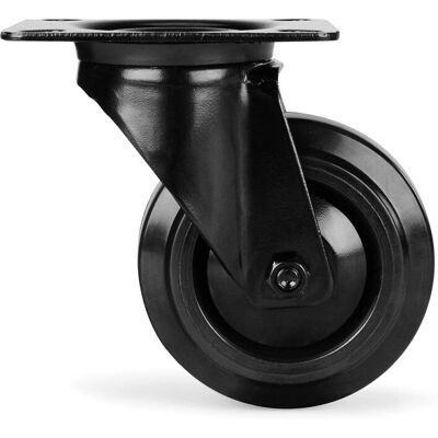 Riggatec - Black Wheel 100mm - Schwenkbar - Schwarz - Transportrolle Riggatec - Black Wheel 100mm - Schwenkbar - Schwarz - Transportrolle