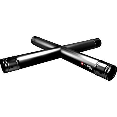 Système de Poutrelles Naxpro Noir 90° - Léger & Flexible - Aluminium - Publicité Système de Poutrelles Naxpro Noir 90° - Léger & Flexible - Aluminium - Publicité