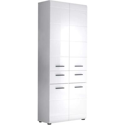 Armoire de bain Trendteam Skin - Blanc brillant - Largeur 60cm - Publicité Armoire de bain Trendteam Skin - Blanc brillant - Largeur 60cm - Publicité