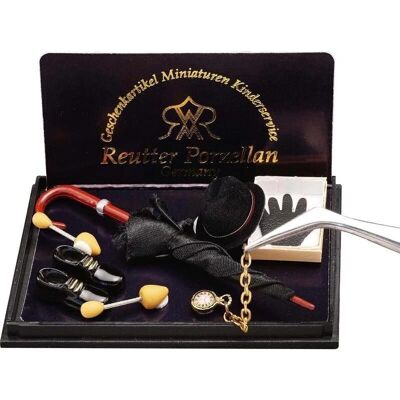 Reutter - 001.444/6 - Porzellan - Herrenaccessoires - Miniatur Reutter - 001.444/6 - Porzellan - Herrenaccessoires - Miniatur