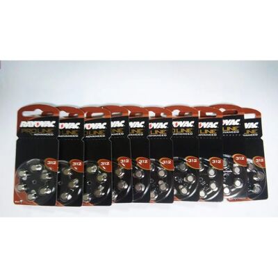Rayovac Modello 312 / Pr41 / 312a - Batterie per protesi acustiche, Confezione da 6 Rayovac Modello 312 / Pr41 / 312a - Batterie per protesi acustiche, Confezione da 6