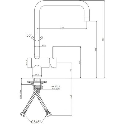 Kronenbach AQA Cube 2.0 Spültischarmatur - Auslauf schwenkbar - Keramisch dichtende Kartusche Kronenbach AQA Cube 2.0 Spültischarmatur - Auslauf schwenkbar - Keramisch dichtende Kartusche