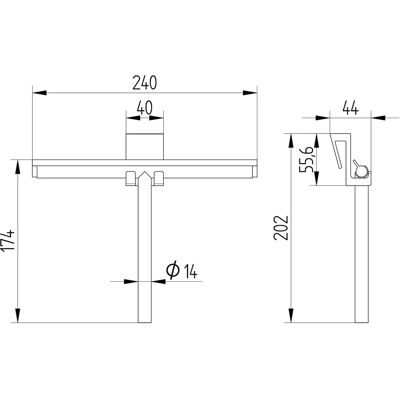 Kronenbach Modell 2660300KB - Scheibenwischer mit Silikon-Halterung Kronenbach Modell 2660300KB - Scheibenwischer mit Silikon-Halterung