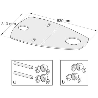 Sturotec Geluidsisoleringset - Voor urinoirs Sturotec Geluidsisoleringset - Voor urinoirs