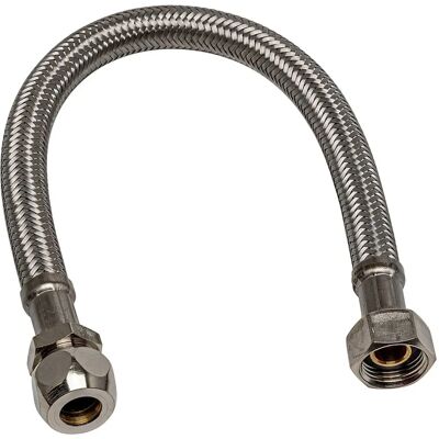 Sturotec Flexibele Slang - Roestvrijstalen vlecht - 30cm - Drink- & proceswater Sturotec Flexibele Slang - Roestvrijstalen vlecht - 30cm - Drink- & proceswater