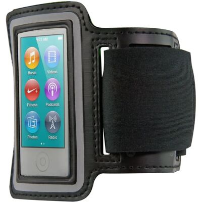 kwmobile - iPod Nano 7 - Preto - Plástico - Capa de Braçadeira kwmobile - iPod Nano 7 - Preto - Plástico - Capa de Braçadeira