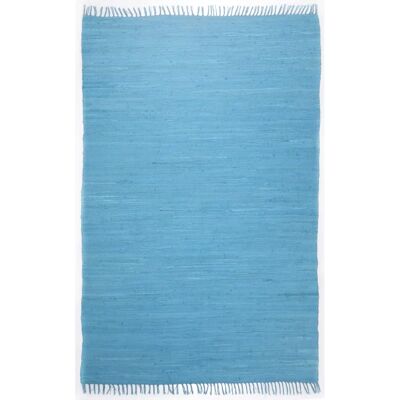 THEKO Happy Cotton - Baumwoll-Teppich 160x230cm, 5mm, Türkis THEKO Happy Cotton - Baumwoll-Teppich 160x230cm, 5mm, Türkis