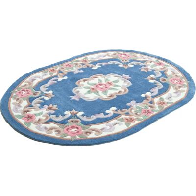 THEKO Ming Blaue Vintage-Teppich - Teppich THEKO Ming Blaue Vintage-Teppich - Teppich