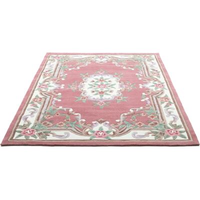 THEKO Ming Teppich - Rosa - Blumenmuster - 90x160 cm THEKO Ming Teppich - Rosa - Blumenmuster - 90x160 cm