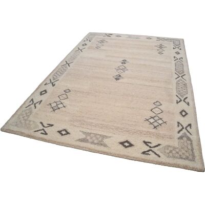 THEKO Royal Berber Beigewollteppich - Berber Stil Strapazierfähiger Teppich THEKO Royal Berber Beigewollteppich - Berber Stil Strapazierfähiger Teppich