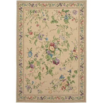 THEKO Flomi Sagrini beigen Teppich - Florales, maschinell gewebt, 200x290 cm THEKO Flomi Sagrini beigen Teppich - Florales, maschinell gewebt, 200x290 cm