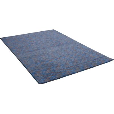 THEKO Nebraska Uni Wollteppich - 140x200cm, Türkis, Handgewebt - Teppich THEKO Nebraska Uni Wollteppich - 140x200cm, Türkis, Handgewebt - Teppich
