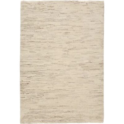 THEKO Hadj Uni Wollteppich - Natur, Beige, 140x200 cm - Berber, Handgeknüpft THEKO Hadj Uni Wollteppich - Natur, Beige, 140x200 cm - Berber, Handgeknüpft
