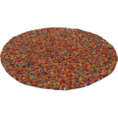 THEKO Felty Mehrfarbiger Wollteppich - Wohnzimmer THEKO Felty Mehrfarbiger Wollteppich - Wohnzimmer
