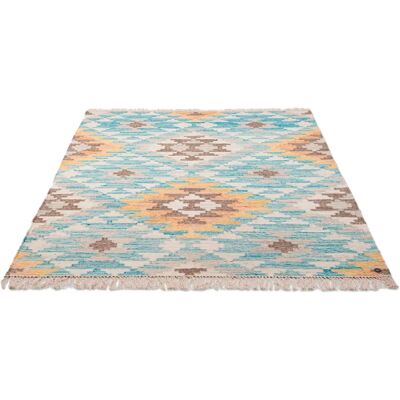 Tom TAILOR HOME Check Kelim Wollteppich - Boho-Style Flachgewebe Rechteckig Tom TAILOR HOME Check Kelim Wollteppich - Boho-Style Flachgewebe Rechteckig